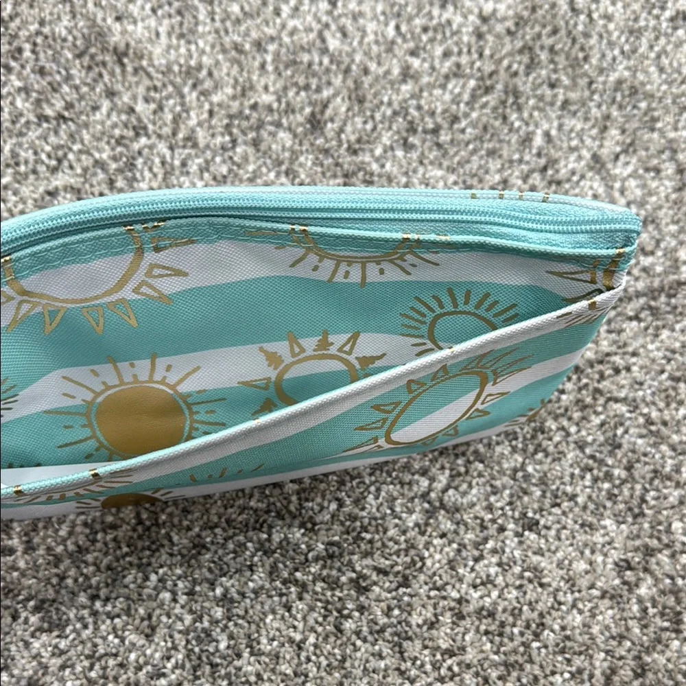 Thirty-One Sunburst Zipper Pouch ~ One Size